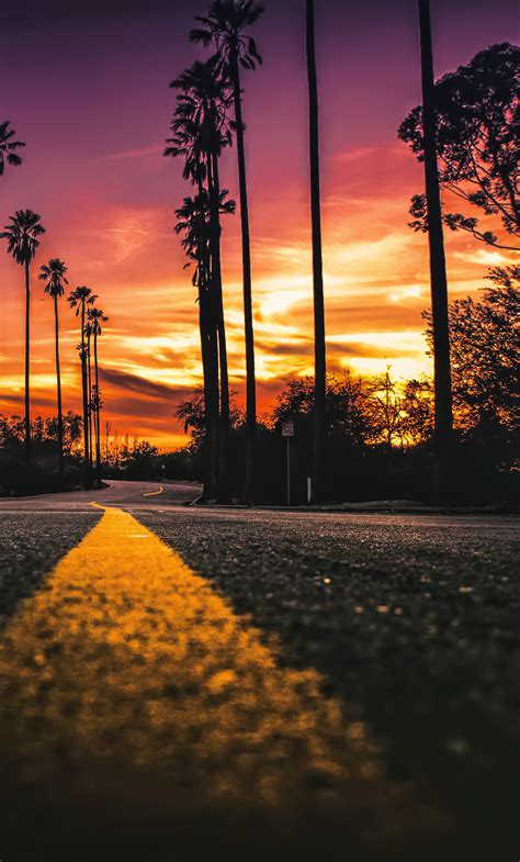 Usa California Road Sunlight Street View Hd 4k Wallpaper