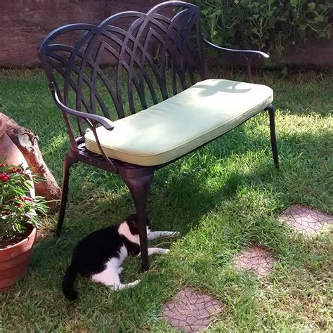 Maybe you would like to learn more about one of these? Stylish Lazy Susan Furniture - APRIL metal garden bench ...