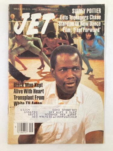 Vtg Jet Magazine March 4 1985 Vol 67 25 Sidney Poitier In Film Fast