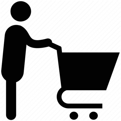 Buyer Consumer Customer Purchaser Shopper Shopping Icon