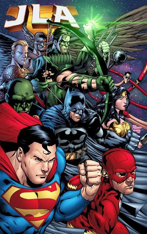 JLA: Superman, Flash, Martian Manhunter, Batman, Wonder Woman, Aquaman