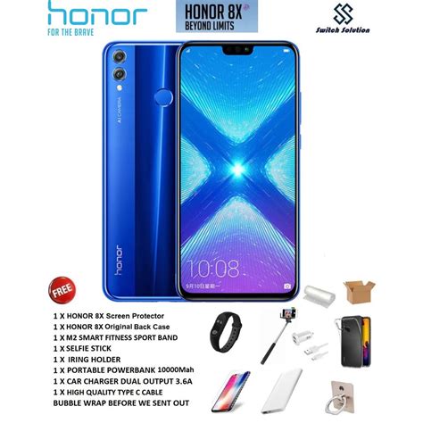 Compare price, harga, spec for honor mobile phone by apple, samsung, huawei, xiaomi, asus, acer and lenovo. Honor 8X (4GB + 128GB) Original Malaysia Set Exclusive ...