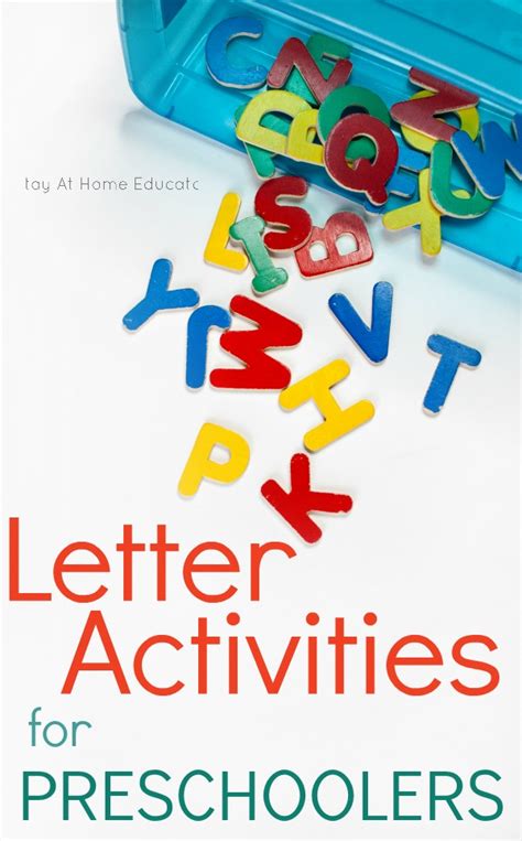 Alphabet cards (large size) time: 5 Alphabet Activities for Preschoolers Using Just a Set of ...
