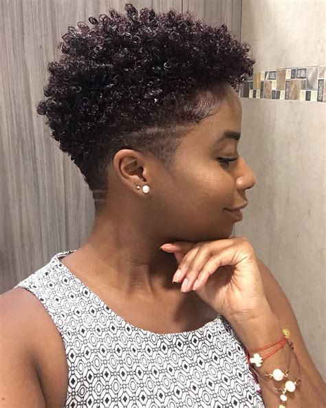 10 Tapered Haircut Black Female