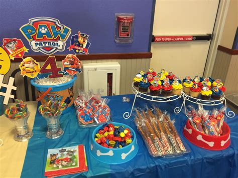 Paw Patrol Party Sweet Table Paw Patrol Birthday Party Paw Party Paw Patrol Party