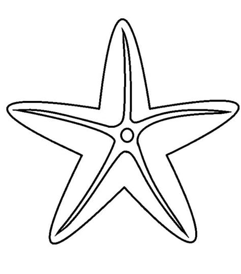 Dibujos De Estrella De Mar 7 Para Colorear Para Colorear Pintar E
