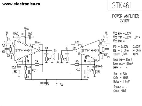 Stk Power Amplifier Circuit Diagram
