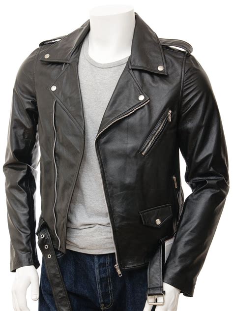 The ultimate guide to leather jackets. Men's Black Leather Biker Jacket: Shores :: MEN :: Caine