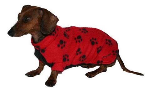 Warm Fleece Dachshund Jacket — Weiner Dog Dachshund