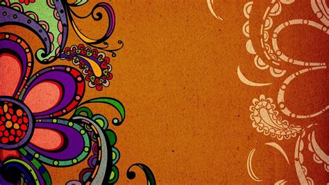 Colorful Half Flower Painting Trippy Boho Hd Boho Wallpapers Hd