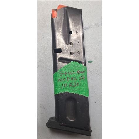 Smith And Wesson Model 59 Magazine 9mm 10 Rds Sandw Brand