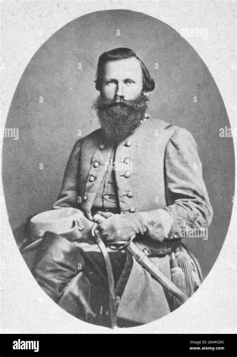 General Jeb Stuart In Uniform James Ewell Brown Jeb Stuart 1833