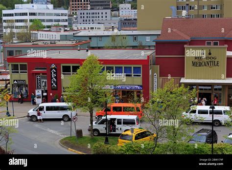 Downtown Juneau Alaska Usa Stock Photo Alamy