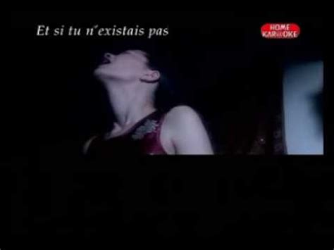 It is the first track of his album joe dassin (le costume blanc). joe dassin - et si tu n'existais pas karaoke tnt max - YouTube