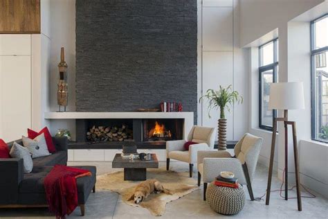 Download this free hd photo about contemporary design living room with tall tile fireplace poster download upload by sofia ross design ideas for. Stone Fireplaces - The Cozy, Warm and Stylish Element ...