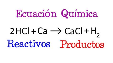 ⚗️ Reactivos Y Productos 💥 ¿qué Son Diferencias Ecuaciones QuÍmicas