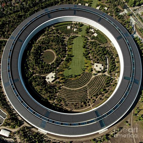 Apple Park Building Apple Inc Headquarters Aerial 4 Photograph By David Oppenheimer Pixels