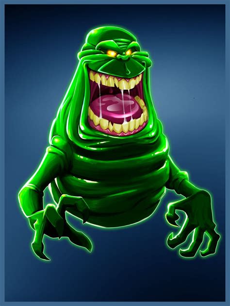 Slimer Ghostbusters Animated Slimer Ghostbusters The Real