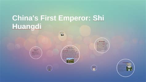 China S First Emperor Qin Shuang By Chris Lee On Prezi