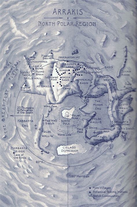 Arrakis Map Redesigned By Matt Griffin Deluxe Edition Rdune