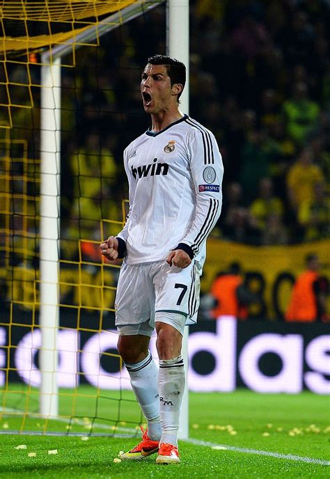 Dortmund Germany April 24 Cristiano Ronaldo Of Real Madrid