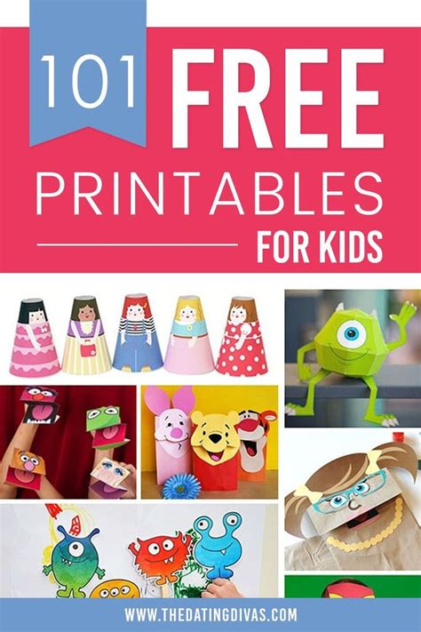 101 Free Printables For Kids From The Dating Divas In