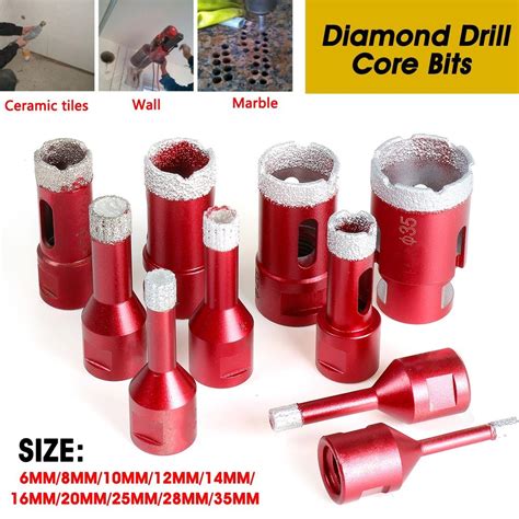 Buy 6mm 35mm M14 Marble Opener Diamond Drill Core Hole Saw Bit Tools