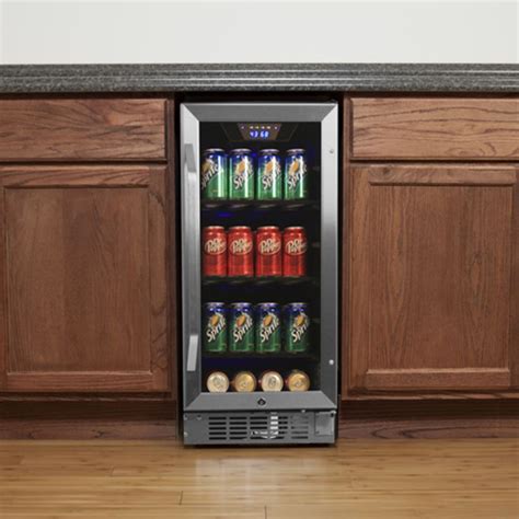 Two separates zones let you cool beer and wine separately, freeing up space in your. EdgeStar 80 Can Built-In Beverage Cooler Secondary Image ...