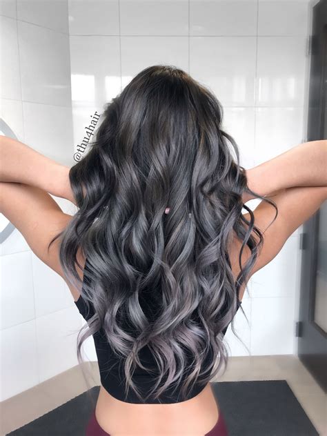 Silver Gray Balayage In 2019 Balayage Hair Hair Color Ombre Hair Color