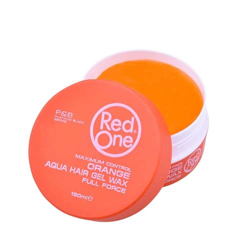 2 X Red One Aqua Hair Gel Wax Full Force Maximum Control 150ml Two