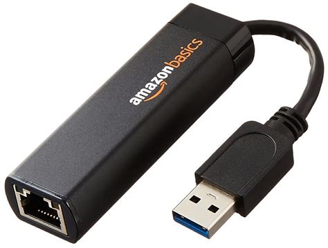 Amazonbasics Usb 30 To 101001000 Gigabit Ethernet Internet Adapter