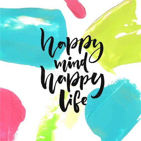 Check spelling or type a new query. Happy Mind, Happy Life. Positive Saying About Happiness And Lifestyle. Brush Lettering Quote ...