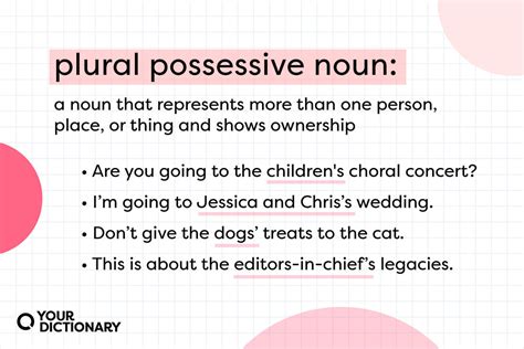 What Is A Plural Possessive Noun Meaning And Usage Yourdictionary