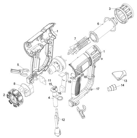 We need a heater to heat the iron tip. Dewalt D26411-BR-Type-1 Parts List | Dewalt D26411-BR-Type ...