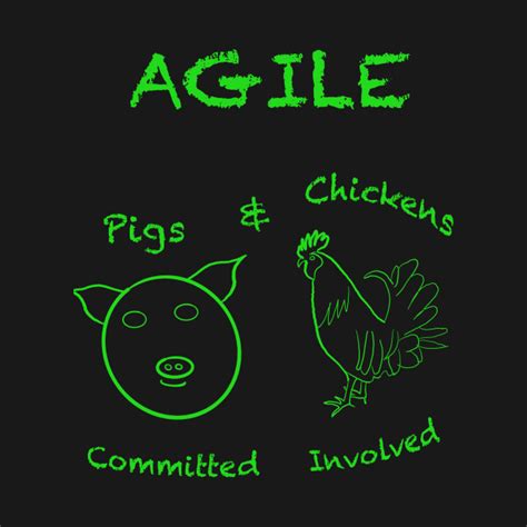 Agile Pigs And Chickens Agile T Shirt Teepublic