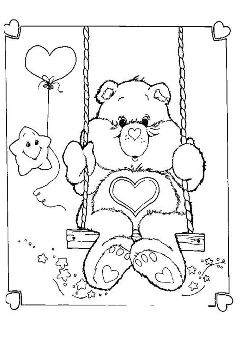 printable care bears coloring pages