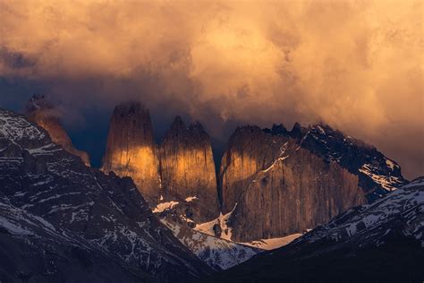 1920x1080 Resolution Glacier Mountain Painting Nature Torres Del