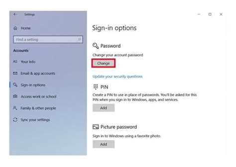 How To Change Login Password In Windows 10 Pro Riset