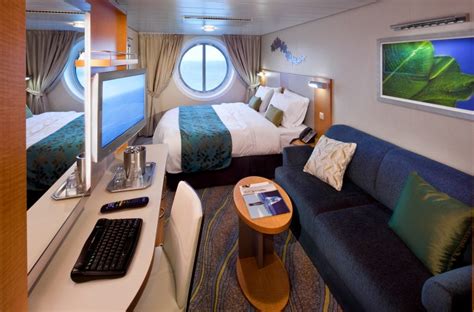 Please note that the staterooms shown you are guaranteed at least an inside stateroom. Allure Of The Seas Accommodations | Royal Caribbean Incentives