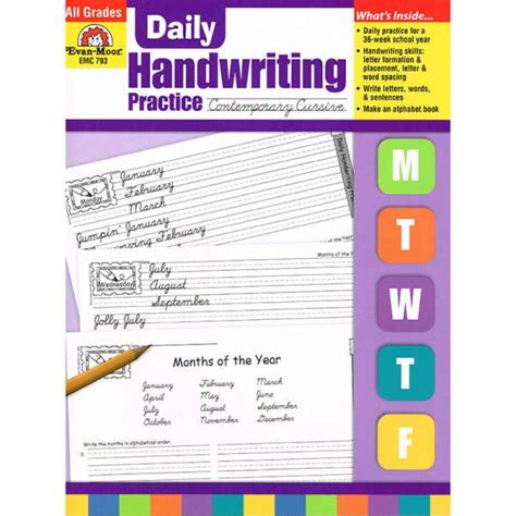 Teachersparadise Evan Moor Educational Publishers Daily Handwriting