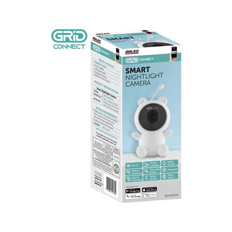 Arlec Grid Connect Smart Night Light With Camera Bunnings New Zealand