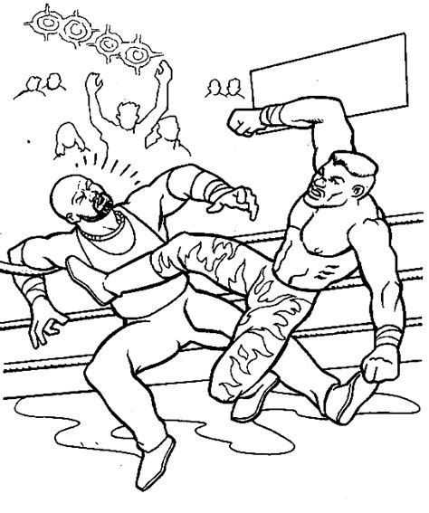 Famous among the elder kids, coloring pages on wwe are often searched on the internet. Wrestling Coloring Pages - Kidsuki