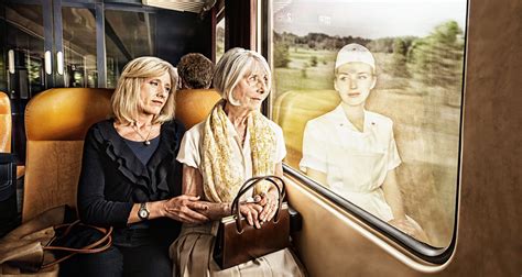 Elderly People Look At Their Younger Reflections In This Beautiful