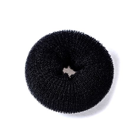 In this video we are going to do a classic donut bun and we w. Large Black Hair Bun Doughnut | Claire's