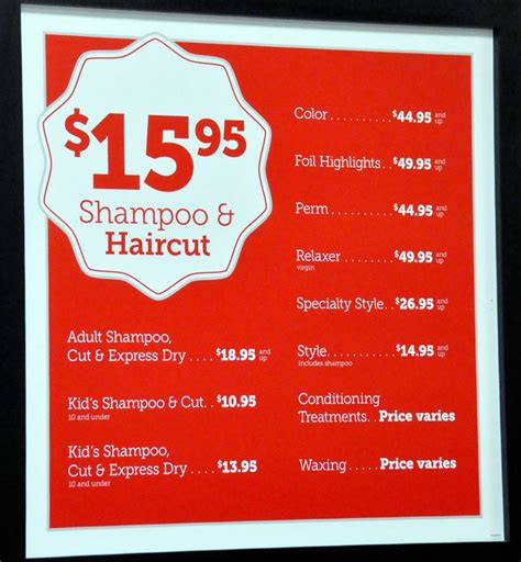 Avid salon prices cater to customers from all backgrounds irrespective of budget, as their stylists the haircut prices for both and women is fixed at $17 each, but the cost for a bang trim, blow out. Affordable, Professional Hair Care Services by SmartStyle ...