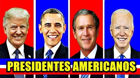 Todos Os 46 Presidentes Dos Estados Unidos De 1789 A 2021 Youtube