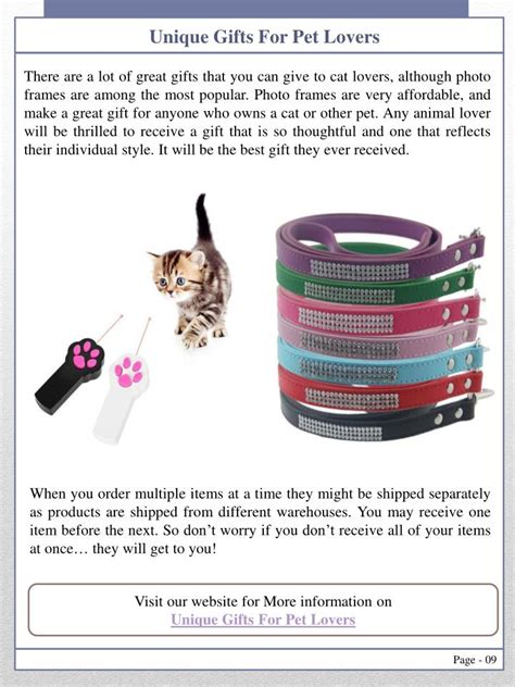 The site may earn a commission on some products. PPT - unique gifts for cat lovers PowerPoint Presentation ...