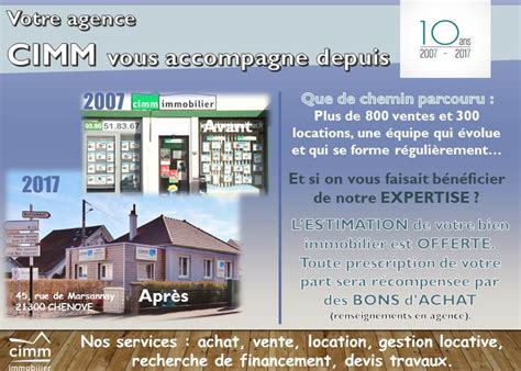 Votre agence CIMM IMMOBILIER CHENOVE