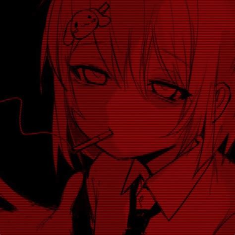 Pin By On I S Cybergoth Anime Dark Anime Red Aesthetic Grunge