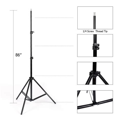 Kshioe 2 Photography Lighting Softbox Stand Photo Equipment Soft